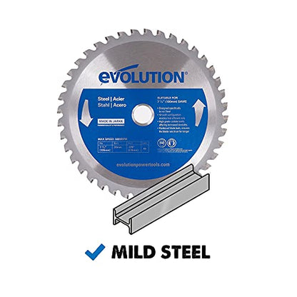 Evolution Power Tools 7-1/2BLADEST Steel Cutting Saw Blade, 7-1/2-Inch x 40-Tooth - size: 7-1/2 Inch, style: 40-Tooth