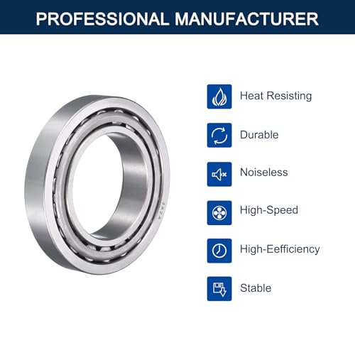 2 Pack 387A/382A Tapered Roller Bearing Cone and Cup Set - size: 387A/382A