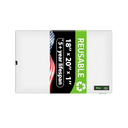 Reair 18x20x1 Extra Replacement Filter without Frame, Washable and Reusable Air Filter 18x20x1 for AC HVAC Furnace, MERV 8 Air Filters Machine Washable, AC Furnace Air Filter without Frame - size: 20" x 18" x 1", style: Replacement Set (1Filter No Frame)