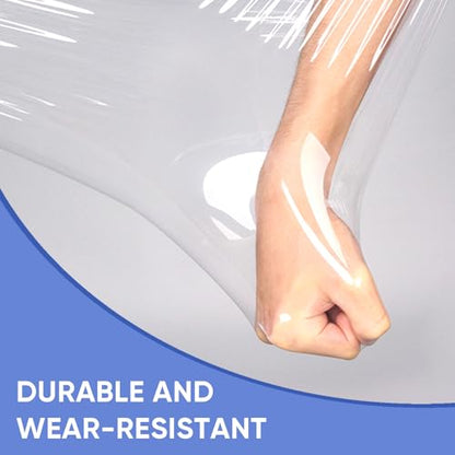 AISEY Stretch Wrap Roll Heavy Duty Plastic Moving Wrap 15" X 500FT - size: 15" X 500FT
