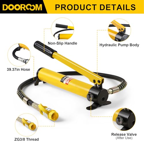 CP-180 Hydraulic Hand Pump,Hand Operated Pump Suitable for Separate Hydraulic Tools