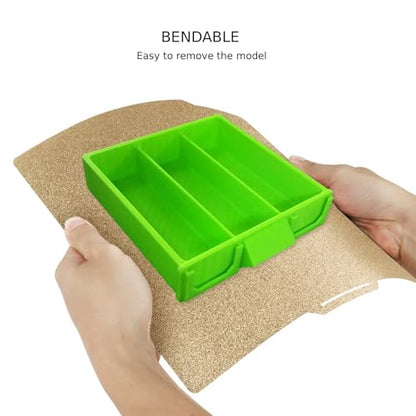 IdeaFormer Double Sided Smooth+Textured PEI Sheet 257x257mm, P2S P1S X2D PEI Spring Steel Build Plate for Bambu Lab X2D X1 X1C X1E P1P P1S P2S A1 3D Printer - color: Smooth PEI+Textured PEI