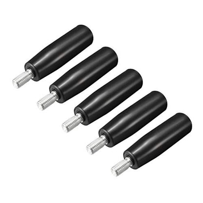 uxcell 5Pcs Revolving Handwheel Machine Handle M10 Male Threaded Stem for Milling Machinery - size: M10