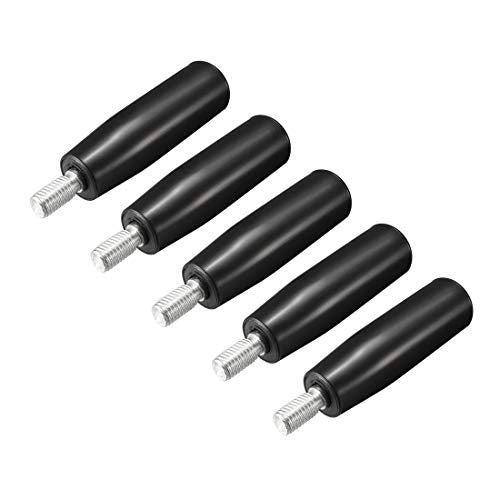 uxcell 5Pcs Revolving Handwheel Machine Handle M10 Male Threaded Stem for Milling Machinery - size: M10