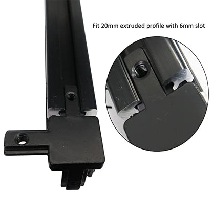 8Pcs 2020 Aluminum Extrusion Hardware Accessories Corner Brackets - style: 8Pcs Tri Bracket with Screw