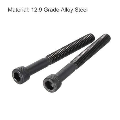 uxcell #8-32x1-1/2" Hex Socket Head Cap Screw Bolts 25pcs