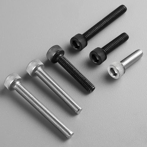 120pcs M3 x 30mm Hex Socket Head Cap Screws Bolts, 304 Stainless Steel 18-8, Allen Socket Drive,Bright Finish, Full Threads,with Hex Spanner - size: M3 x 30mm