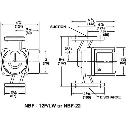 Hydronic Circulating Pump,1/40HP