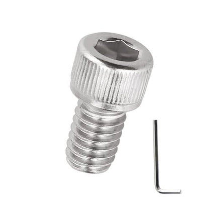 3/8-16 x 5/8" Socket Head Cap Screws (20 pcs), 304 Stainless Steel 18/8, Allen Hex Drive, Home Entertainment Furniture Screws, Fayeploo (with Hex Spanner) - size: 3/8-16 x 5/8"