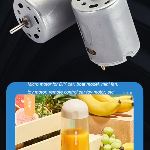 5000 RPM 6V High Torque Cylinder Magnetic Electric Mini DC Motor - size: 5000 rpm DC 6 V 1 pcs