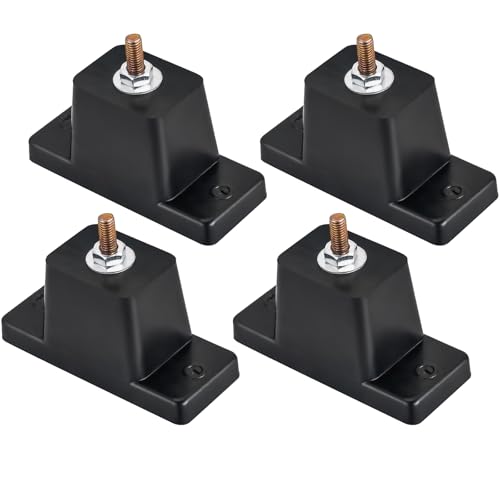 4 Pack Rubber Vibration Isolator Mounting Bracket for Air Conditioner Condenser Mounting Bracket for Outdoor Mini Split