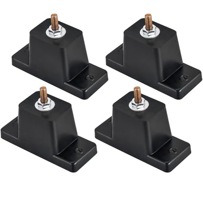 4 Pack Rubber Vibration Isolator Mounting Bracket for Air Conditioner Condenser Mounting Bracket for Outdoor Mini Split