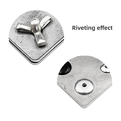 50Pcs Trifold Aluminum Exploding Blind Rivets, 3/16"x25/32" Large Head 5/8" - color: All Black, size: 3/16"x25/32" Large Head 5/8"