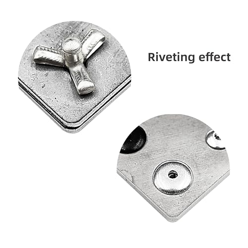 50Pcs Trifold Aluminum Exploding Blind Rivets, 3/16"x25/32" Large Head 5/8" - color: Silver, size: 3/16"x25/32" Large Head 5/8"