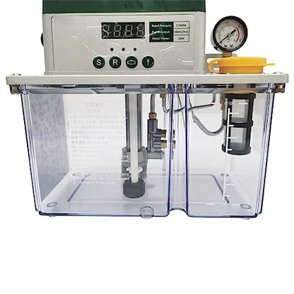 220V Automatic Lubrication Gear Pump 4L CNC Digital Electric Lubricator Pump Oiler