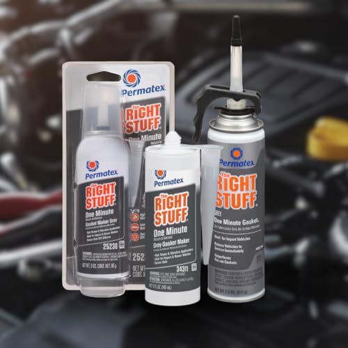Permatex 25238 The Right Stuff 1 Minute Grey Gasket Maker, 3 oz - size: 3 Fl. Oz., style: The Right Stuff 1 Min