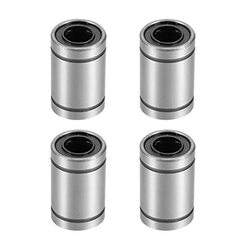 uxcell LM8UU Linear Ball Bearings 8mm Bore 15mm OD 24mm Length for CNC Machine 3D Printer 4pcs - size: 8mm