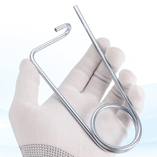 MECCANIXITY 2pcs Steel Brooch Cotter Pins, 0.2x6.89 Inch (5x175mm) Brooch Shape Cotter Safety Spring Pin, Quick Locking Fastener for Garden, Farm, Lawn, Rectangle - size: M5x175mm