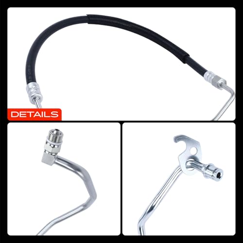 A-Premium Power Steering Pressure Hose Line Assembly, Pump To Gear