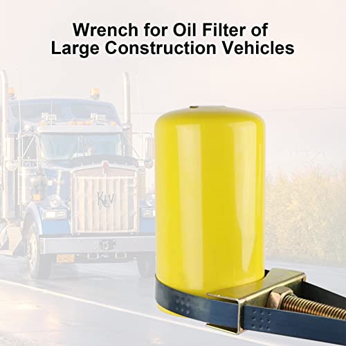 Strap Oil Filter Wrench Removal Tool, 3.5-5.5 In, Heavy Duty
