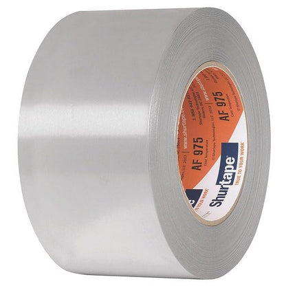 Shurtape AF975 AF-975 Aluminum Foil Duct Tape 3" x 50 Yds Silver Print, 72mm, - size: 72mm