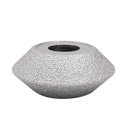SHDIATOOL 3 - inch Diamond Hand Profile Wheel Height 30mm Convex Curve Edge Grinding Disc Grooving for Stone Marble Granite Rock - size: 30mm Height v shape