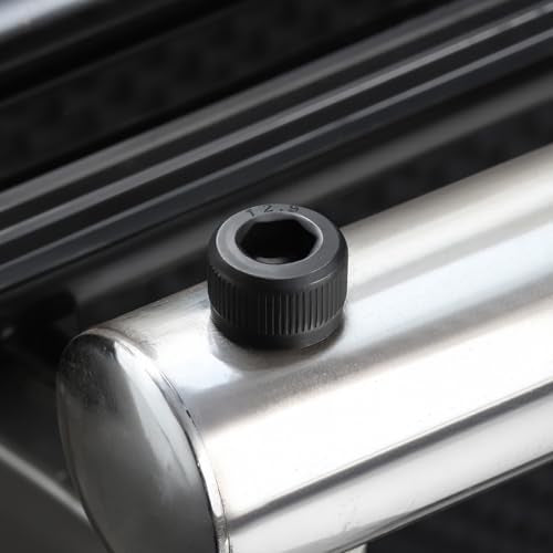 M6-1.0 x 10mm Bolt, 80PCS M6 Hex Socket Head Cap Screws Bolts, 12.9 Grade Alloy Steel, Full Threads, Allen Socket Drive, with Hex Spanner - size: M6x10mm