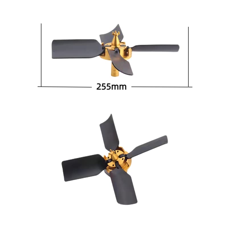 CNC Tools End Mill Machine Chip Removal Fan,Chip Cleaner For Aluminum, Copper,Steels, Wood Working High Power Removal Rate For Milling Cutter, 4 Flute,D16 Shank, Unfold Size 260mm 1pcs - size: D16-260MM 4F