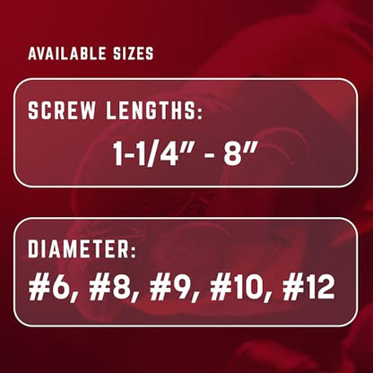 GRK Fasteners R4™ #9 x 3-1/8" Multi-Purpose Framing Screws, 425 PCS - size: #9x3-1/8" 425 count