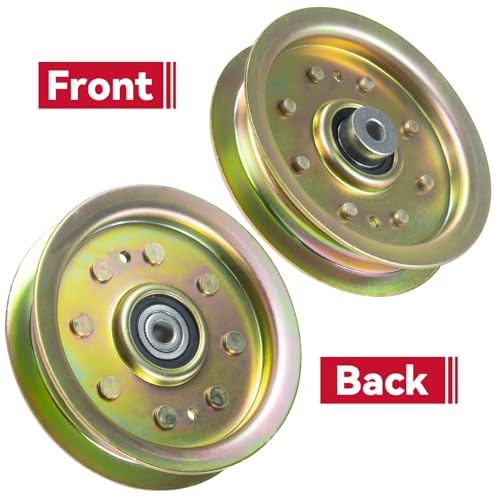 GELASKA 2 Pack 756-04129b Idler Pulley 4.25 for Cub Cadet 50" RZT 50 Mowers - color: A2 2x756-04129 Yellow