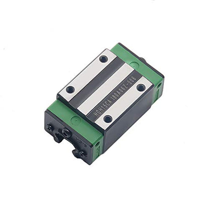 Linear Guide Rail 2 X HGR 15-1500mm Linear Slide Rail + 4 X Bearing Blocks Linear Guideway Rail for DIY CNC Routers Lathes Mills - size: 1500mm, style: Linear Rail HGR15 with Green Bearings
