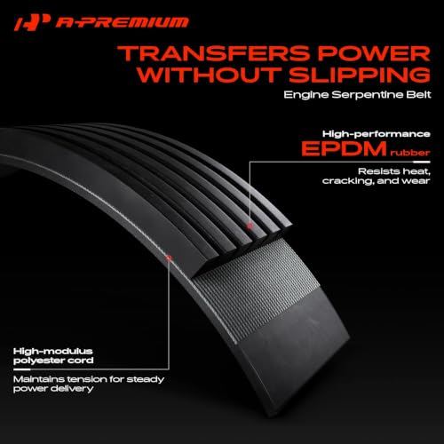 A-Premium Engine Serpentine Belt Drive Kit Compatible with Jeep