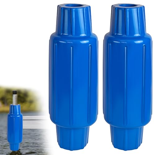 Dock Bumpers for Poles/Post, Boat Dock Bumpers Fenders - color: Blue-2pk, size: 17.6 Inch Length