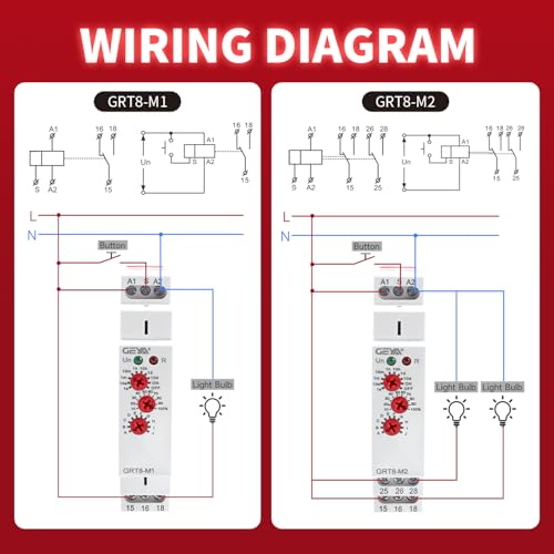 16A Multifunction Time Relay with 10 Function Choices AC/DC12V-240V Relay(GRT8-M1,AC/DC12V-240V) - size: GRT8-M1,AC/DC12V~240V