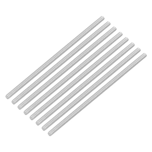 uxcell 16Pcs Fully Threaded Rod, M3 x 85mm 304 Stainless Steel Right Hand Thread Bar Studs M3-0.5 Thread Pitch for Furniture Machinery Assembly - size: M3 x 85mm