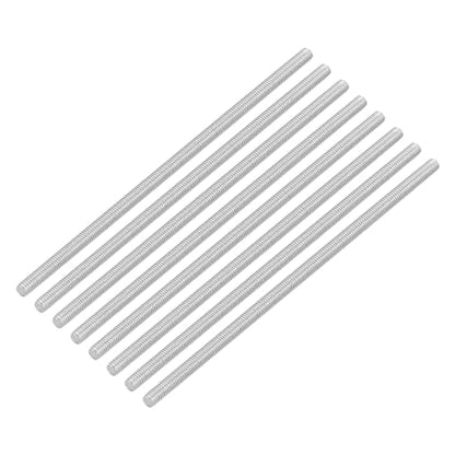 uxcell 16Pcs Fully Threaded Rod, M3 x 85mm 304 Stainless Steel Right Hand Thread Bar Studs M3-0.5 Thread Pitch for Furniture Machinery Assembly - size: M3 x 85mm