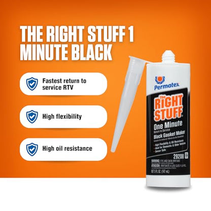Oregon Permatex 29208 The Right Stuff Gasket Maker, 5 oz. - size: 5 Fl. Oz., style: The Right Stuff 1 Min