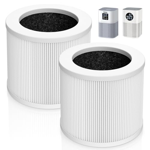 2 Pack A1 Filter Compatible with VEWIOR Air Purifier HQSC-50, HQKJ-80, A1