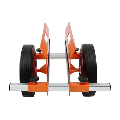 Heavy Duty Panel Cart, 10" Solid Wheels, 1100lbs Load Capacity, Adjustable Clamp Panel Cart with Handle, All Terrain Slab Dolly for Drywall Sheet Heavy Material