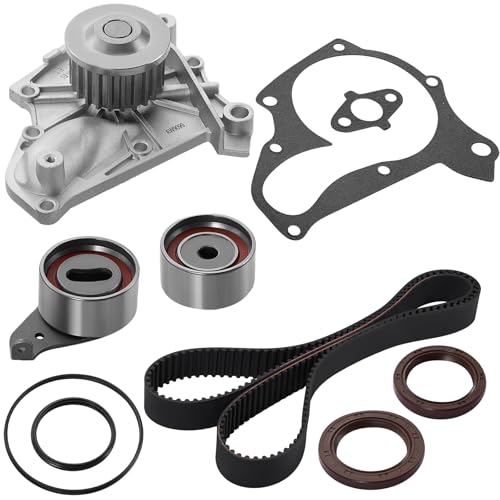 BDFHYK Engine Timing Belt Kit with Water Pump TBK138 Compatible with Toyota Camry 1987-2001, Celica 1986-1999, MR2 1991-1994, RAV4 1996-2000, Solara 1999-2001 2.0L 2.2L 3SFE 5SFE L4 DOHC for TCKWP199 - size: TBK138