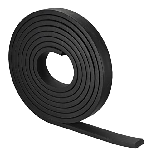 uxcell EPDM Rubber Foam Sheet Strips 3/8" T x 0.79" W x 157.5" L, Neoprene Rubber Sheet Rolls for DIY Gasket, Sealing Padding, Reduce Vibration Mat - size: 3/8"T x 0.79"W x 157.5"L