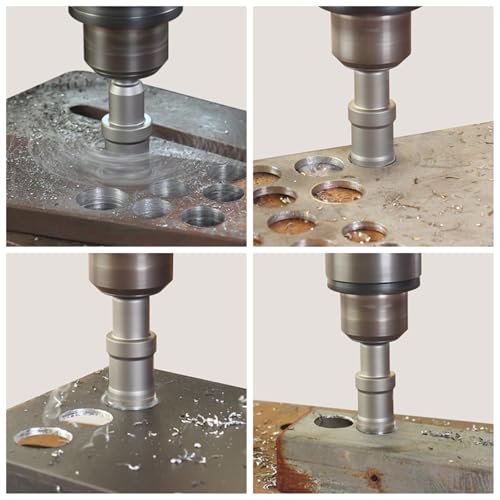 16PCS 5/8''-2'' Carbide Hole Saw Kit for Metal, Heavy Duty Holesaw