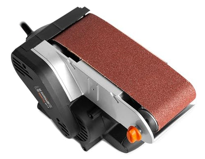 WEN 10-Amp 4-by-24-Inch Variable Speed Combination Handheld and Benchtop Belt Sander (HB424V) - size: 4 x 24" (Handheld and Benchtop), style: 24-inch + Variable Speed
