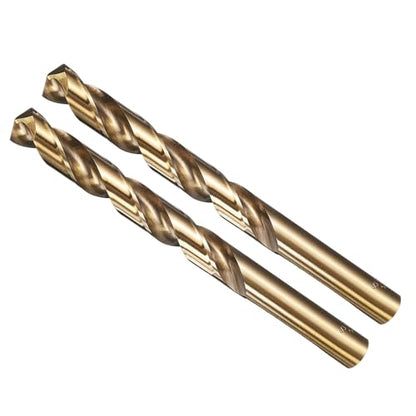 METALLIXITY Drill Bit (13mm) M35 5% Cobalt High-Speed Steel 135° 2Pcs - size: 13mm
