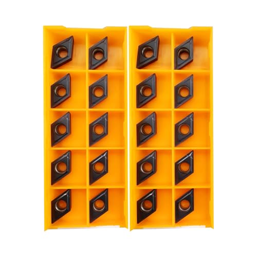 20pcs DCMT32.51 DCMT11T304-CR6011 Lathe Turning Inserts for Stainless Steel - size: 1-20P-DCMT11T304-CR6011