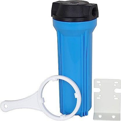SpiroPure 10x2.5 Water Filter Housing, Slim 10 inch Standard, 1/2" NPT - size: 10" x 2.5", 1/2" NPT
