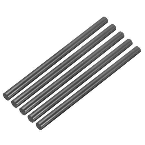 PATIKIL Graphite Rod 5 Pcs Graphite Stirring Rod 200x11mm Cylinder Stick - size: 200x11mm