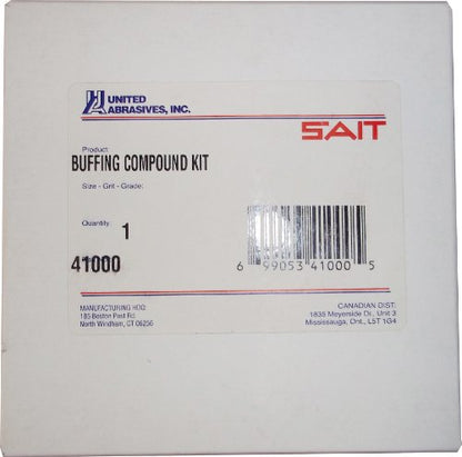 United Abrasives- SAIT BUFFING COMPOUND KIT (QTY: 1), Multi, One Size, 41000