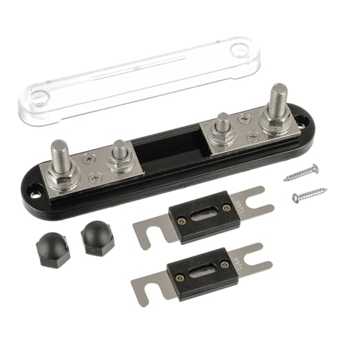 BOJACK ANL Fuse Holder Block with 2Pcs 400A ANL Fuse, Maximum Current 750A - size: 400A