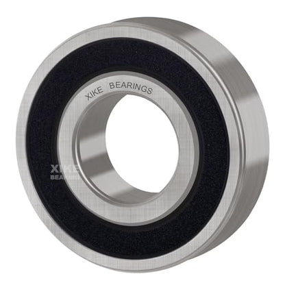 XIKE 4 Pcs 6202-10-2RS Bearings 5/8" x35x11mm, Double Rubber Seals. - size: 6202-10-2RS 5/8"x35x11mm
